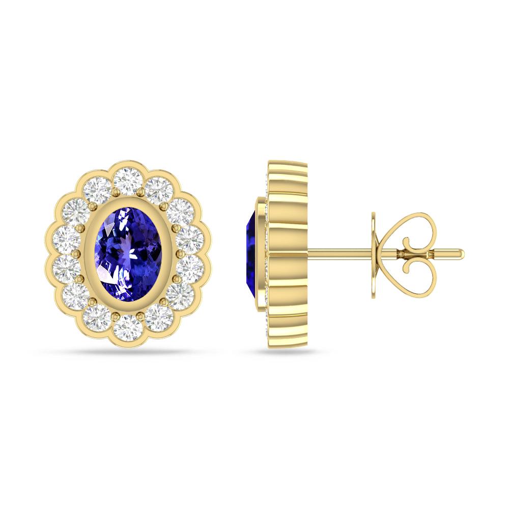 Yellow Gold - Tanzanite